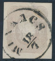 O 1861 Világos Barnáslila Hírlapbélyeg / Light Brownish Lilac Newspaper Stamp 'MUNKACS' Certificate: Steiner - Other & Unclassified