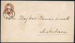 ~1861 10kr Díjjegyes Levél / PS-cover 'EPERJES' - Miskolcz - Other & Unclassified