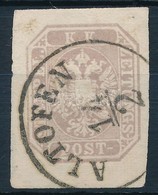 O 1863 Hírlapbélyeg / Newspaper Stamp 'ALTOFEN' Széles Szegély / With Wider Margin - Sonstige & Ohne Zuordnung