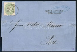 ~1863 3kr Levélen / On Cover 'PESTH' - Otros & Sin Clasificación