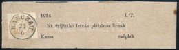 ~1863 Teljes Címszalag Hírlapbélyeggel / Complete Wrapper With Newspaper Stamp 'KASCHAU' - Otros & Sin Clasificación