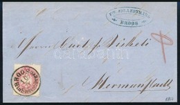 1864 5kr Levélen Teljes Tartalommal / On Cover With Full Content 'BROOS In Siebenbürgen' - Hermanstadt - Other & Unclassified