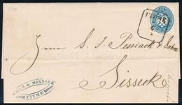 1864 10kr Levélen Teljes Tartalommal / On Cover With Full Content 'FIUME' - Other & Unclassified