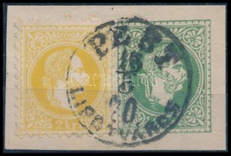 1867 2kr 3kr Díjjegyes Kivágáson / On 3kr PS-cutting - Andere & Zonder Classificatie