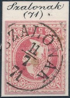 O 1867 5kr 1871.7.11.-es Dátumú 'SZALÓNAK' Bélyegzéssel, Ekkor Már A Kőnyomat Bélyegek Két Hónapja Forgalomban Voltak (G - Sonstige & Ohne Zuordnung