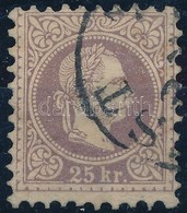 O 1867 25kr Barnásibolya / Mi 40 Brown-violet '(PE)ST' (60.000) - Autres & Non Classés