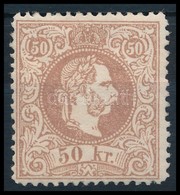 * 1867 50kr Barna, Eredeti Gumival / Mi 41 Brown,  With Original Gum. Certificate: Steiner - Autres & Non Classés