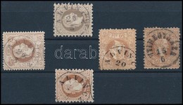 O 1867 Kis Hamisítvány összeállítás, 5 Db Bélyeg / 5 Cancellation Forgeries For Comparison Purpose - Altri & Non Classificati