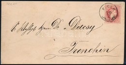 ~1867 5kr Díjjegyes Boríték / PS-cover 'PUCHO' - Trencsén - Altri & Non Classificati