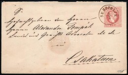 1868 5kr Díjjegyes Boríték / PS-cover 'SUHOPOLJE' - 'CSÁKTORNYA / CSAKATHURN' - Altri & Non Classificati