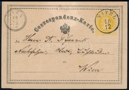 1870 2kr Díjjegyes Levelezőlap Osztrák Címerrel / PS-card With Austrian Coat-of-arms 'TITEL' - 'WIEN' - Other & Unclassified