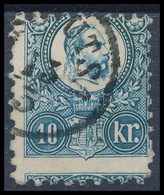 O 1871 Réznyomat 10kr Erős Képbe Fogazással / Mi 11 Shifted Perforation - Sonstige & Ohne Zuordnung