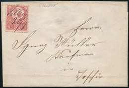 ~1873 5kr Levélen 'Sillein' Kézi érvénytelenítéssel / On Cover With 'Sillein' Handwritten Cancellation - Sonstige & Ohne Zuordnung