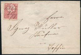 ~1873 5kr Levélen 'Sillein' Kézi érvénytelenítéssel / On Cover With 'Sillein' Handwritten Cancellation - Otros & Sin Clasificación