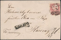 1873 Réznyomat 5kr és 10kr Ajánlott Levélen / On Registered Cover (5kr Sérült / Damaged) - Sonstige & Ohne Zuordnung