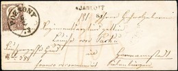1873 Réznyomat 15kr Ajánlott Levélen / Mi 12 On Registered Cover 'POZSONY' - 'NAGY SZEBEN' - Other & Unclassified