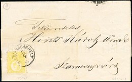 1874 2kr Sárga, Gyászjelentésen / Mi 8b On Obituary Notice  'MAROS-VÁSÁRHELY' - 'SZÁMOS ÚVÁR' - Autres & Non Classés
