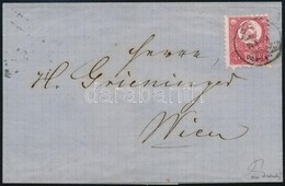 1874 5kr Levélen, őskerék Típusú 'LŐCSE' Bélyegzéssel / 5kr With Rare Postmark On Cover. Signed: Ferchenbauer - Autres & Non Classés