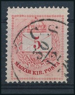 O 1874 5kr I. Gyöngyjavítás (ex Lovász) / Retouche - Autres & Non Classés