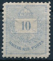 * 1874 10kr 11 1/2 Fogazással, Fakó Színben, Ritka! (18.000++) / Mi 18 11 1/2 Perforation, Pale Colour - Sonstige & Ohne Zuordnung