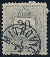 O 1874 20kr 13 : 11 1/2 Fogazás / Perforation 'MITROVIC' (Gudlin 150 P) - Autres & Non Classés