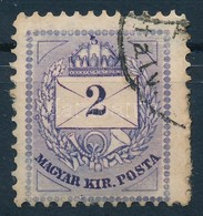 O 1881 2kr, Jobb Felső Háromszögnél Vésésjavítás (ex Lovász) / Retouche - Altri & Non Classificati