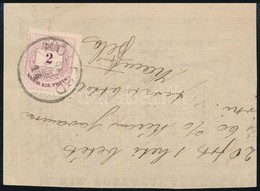 1896 2kr Postautalvány Hátoldalán / Mi 21 On PS-money Order Piece - Autres & Non Classés