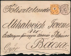 1899 2kr + 8kr Levélen / On 2nd Weight Class Domestic Cover 'KŐVÁGÓ-ÖRS' - 'KIS-BAJCS' - Bácsa - Sonstige & Ohne Zuordnung