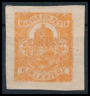 (*) ~1900 Hírlapbélyeg Vágott Próbanyomat / Newspaper Stamp Imperforate Proof - Other & Unclassified