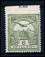 * 1909 Turul 6f, Felül Fogazatlan / Mi 95 Imperforate Above - Autres & Non Classés