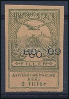 (*) 1913 Árvíz 60f Többszörös Számpróbanyomat / Mi 141 Proof - Autres & Non Classés