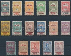 ** 1914 Hadisegély I. Sor (60.000) / Mi 145-161 (1K, 5K Kir Rozsdafolt / Stain) - Andere & Zonder Classificatie