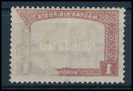 ** 1916 Parlament 1K A Keret Részleges Gépszínátnyomatával / Mi 203 With Partial Machine Offset Of The Frame - Sonstige & Ohne Zuordnung