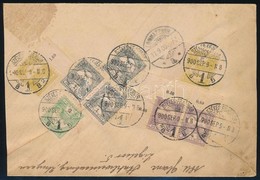 1900 Levél 8 Bélyeges Turul Bérmentesítéssel Németországba / Cover With 8 Stamps Franking To Germany - Otros & Sin Clasificación