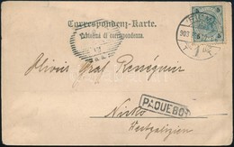 1903 Képeslap Osztrák Bélyeggel Hajópostával és 'FIUME' Bélyegzéssel Galíciába / Postcard By Sea Mail With Austrian Stam - Andere & Zonder Classificatie