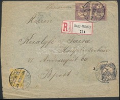 1903 1f, 2f, 8 X 4f Ajánlott Levélen Budapestre / Registered Cover With 37f Franking 'NAGY MIHÁLY' - Andere & Zonder Classificatie