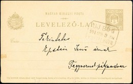 1904 Díjjegyes Levelezőlap UJBÖG Postaügynökségi Bélyegzéssel Fegyvernekre / PS-card With Postal Agency Postmark - Autres & Non Classés