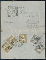 1907 Levél 20f Bérmentesítéssel Firenzébe, Teljes Tartalommal / Cover To Frenze - Autres & Non Classés