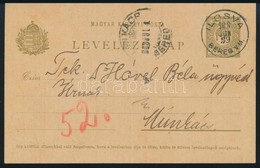 1908 Díjjegyes Levelezőlap / PS-card 'ILOSVA' - Sonstige & Ohne Zuordnung