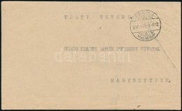 1910 Tértivevény Turul 25f Bérmentesítéssel / Retour Recepisse With 25f Franking 'TERNOVA' - Sonstige & Ohne Zuordnung