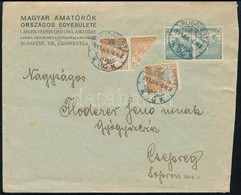 1913 Felezett Turul 2f Bélyeggel Bérmentesített Levél Budapestről Csepregre (Floderer Levelezés) + Ritka MAOE Levélzáró  - Autres & Non Classés
