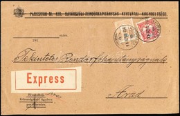 1913 Expressz Levél Keveváráról Aradra / Express Cover - Autres & Non Classés