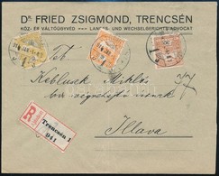 1914 Ajánlott Levél / Registered Cover 'TRENCSÉN' - Illava - Sonstige & Ohne Zuordnung