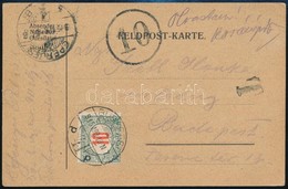 1915 Levelezőlap Tábori Bélyegzés Hiányában 10f Portóval / Postcard With 10kr Postage Due 'EPERJES' - Autres & Non Classés