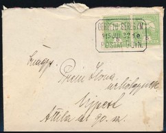 1915 Levél GERGELYI Postaügynökségi Bélyegzéssel / Cover With Postal Agency Postmark - Sonstige & Ohne Zuordnung