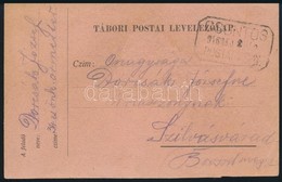 1916 Levelezőlap CSONTOS Postaügynökségi Bélyegzéssel / Postcard With Postal Agency Postmark - Autres & Non Classés