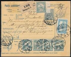 1917 Postai Szállítólevél 1,55K Kiegészítéssel Horvátországba / Parcel Card To Suhopolje - Sonstige & Ohne Zuordnung