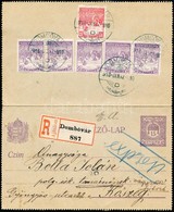 1918 Ajánlott, Expressz Zárt Levelezőlap Díjkiegészítéssel / Registered, Express PS-cover Card - Sonstige & Ohne Zuordnung