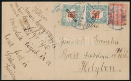 1920 Helyi Képeslap Elégtelen Bérmentesítés Miatt 60f Portóval / Local Postcard With 60f Postage Due - Autres & Non Classés