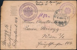 1915 Tábori Posta Levelezőlap / Field Postcard 'K.u.k. RADFAHRERBAON' + 'K.u.k. Feldjägerbataillon Nr.24. Radfahrerkompa - Andere & Zonder Classificatie